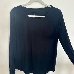 American Eagle Women’s Soft & Sexy Black Long Sleeve Size Medium